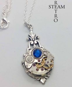 art deco steampunk neclace /collar art deco steampunk