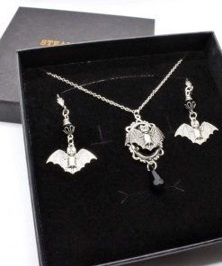 gothic bat jewellery / conjunto joyeria gotica murcielago