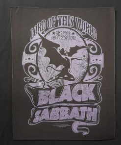 black sabbath backpatch /parche grande