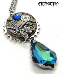 collar steampunk libelula