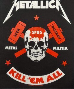 Metallica "Kill 'Em All" Back Patch