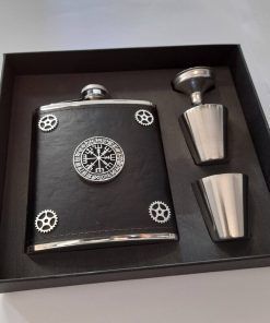 Vegvisir viking flask