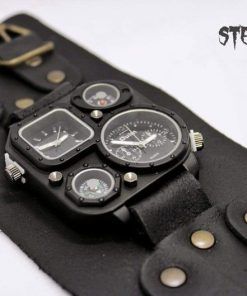 Reloj de pulsera gótico cuatro esferas