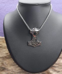collar vikingo acero