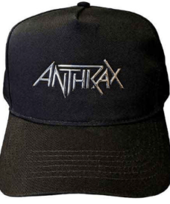 anthrax silver logo cap