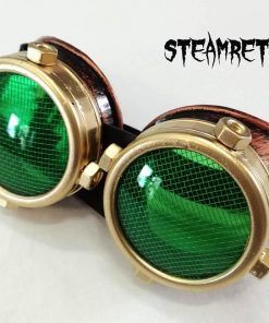 Steampunk goggles doradas