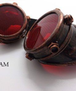 Steampunk goggles rojas