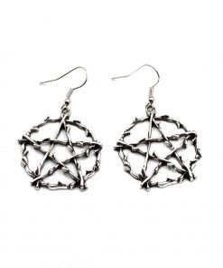 pentagram earrings