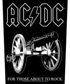 ACDC Back Patch For Those About To Rock