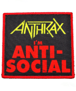 Anthrax Antisocial - Antisocial patch