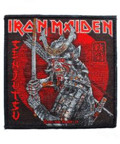 Iron Maiden Senjutsu patch red