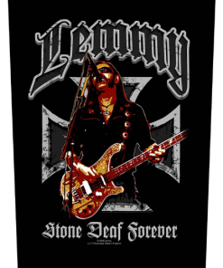 Back Patch - Lemmy Kilmister - Stone Deaf Forever