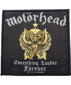 Motorhead Everything Louder Forever patch