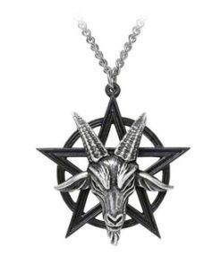 baphomet pentagram necklace