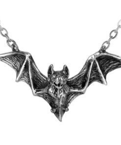 Flying bat necklace